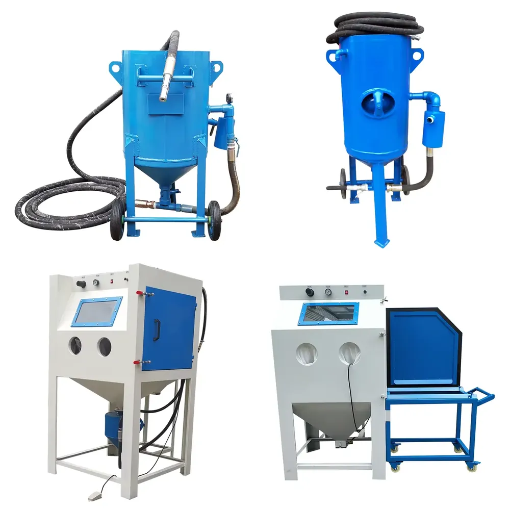 Sandblaster Cabinet - Taşınabilir Mini Üniversal Kuru/Islak Parlatma Kumlama