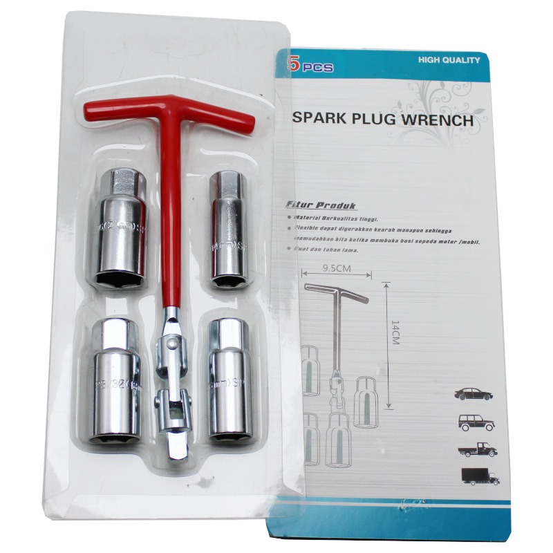 Spark Plug Socket Set - 3'ü 1 arada Araba Motosiklet Tamir