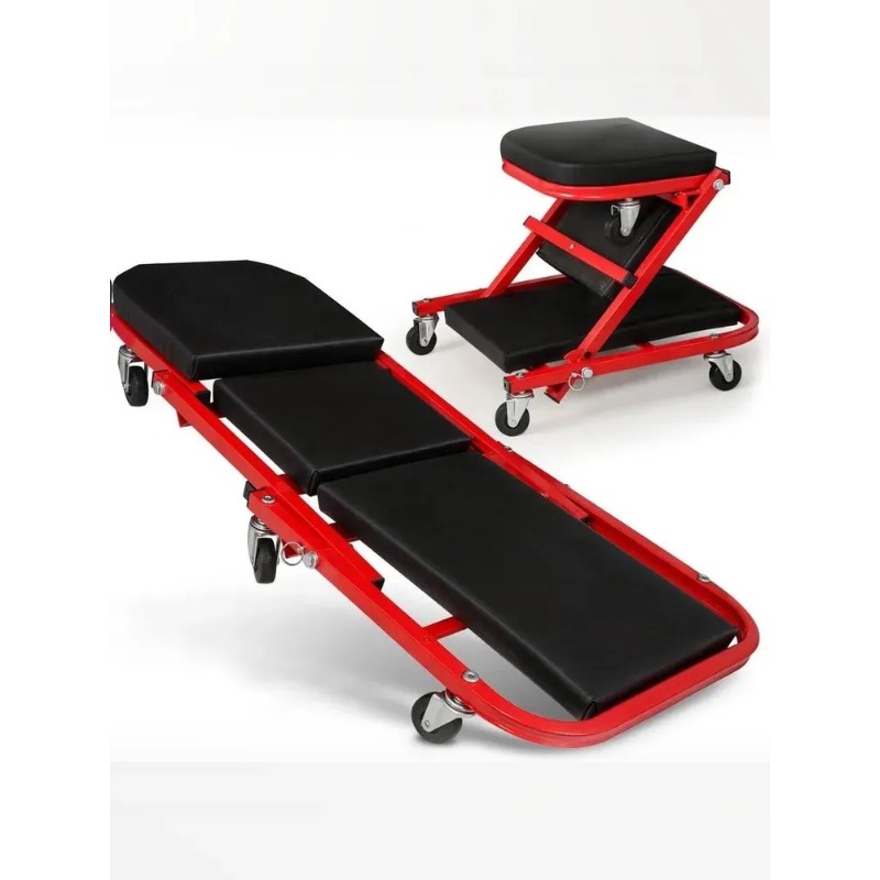 Garage Creeper Roller - Katlanabilir Z Creeper 2'si 1 Arada