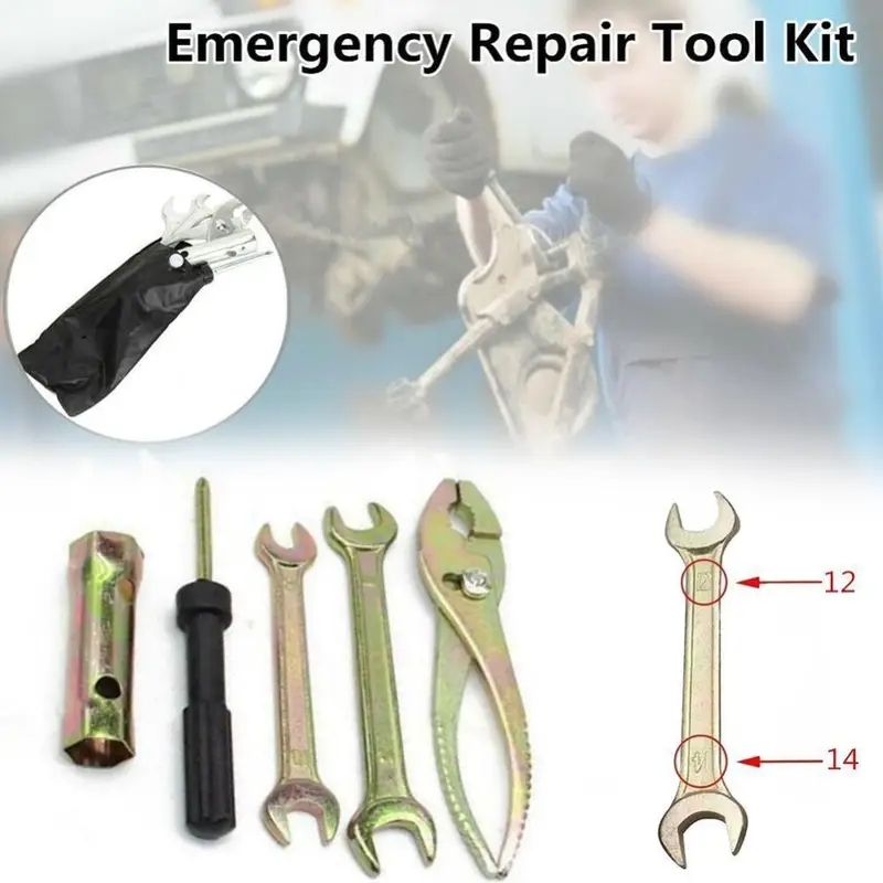 Spark Plug Socket Set - Alüminyum Alaşımlı Motosiklet Tamir Aleti, Çok