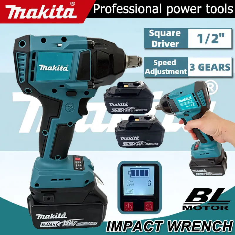Torque Wrench Digital - Makita Dijital Ekranlı Elektrikli Darbeli Anahtar