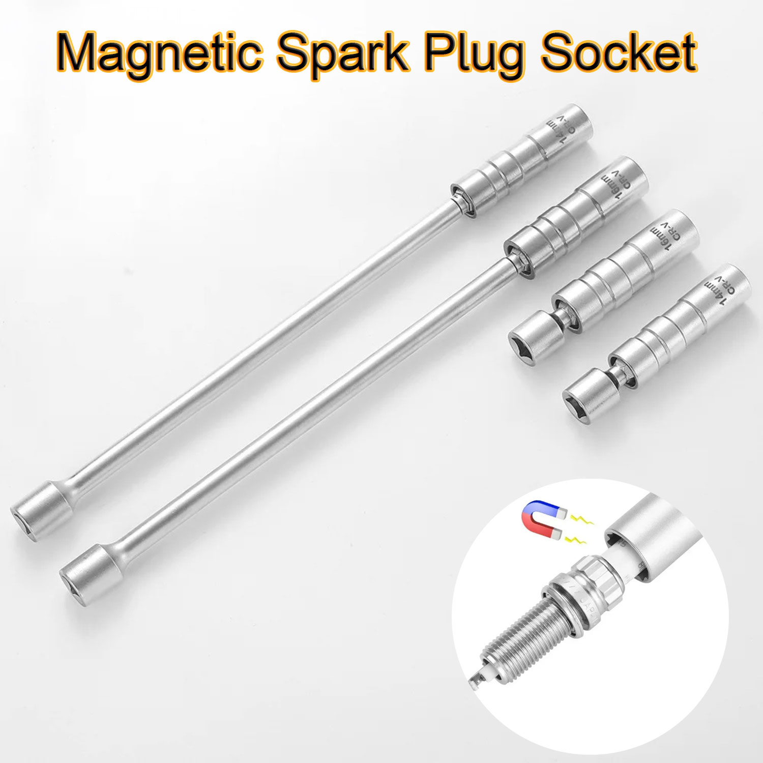 Spark Plug Socket Set - Buji lokma anahtarı adaptörü 14mm16mm Set