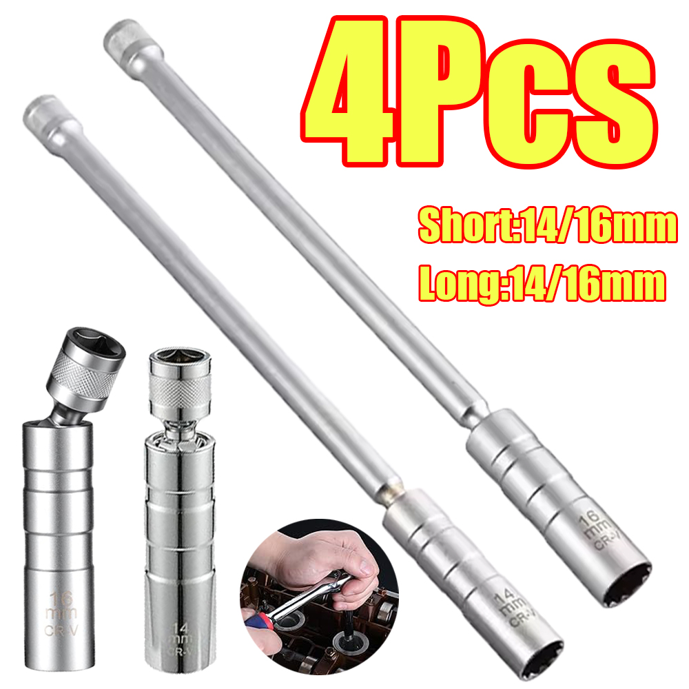 Spark Plug Socket Set - 1-4 Adet 14mm 16mm Buji Anahtarı