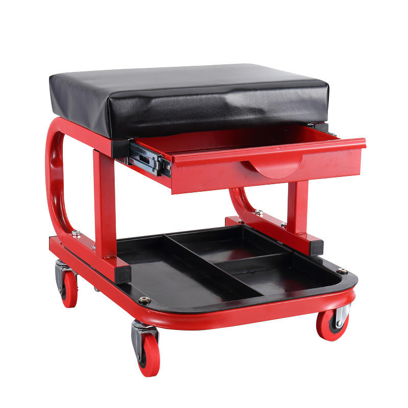 Garage Creeper Roller - Ağır Hizmet Tipi Alet Kutusu, Dahili