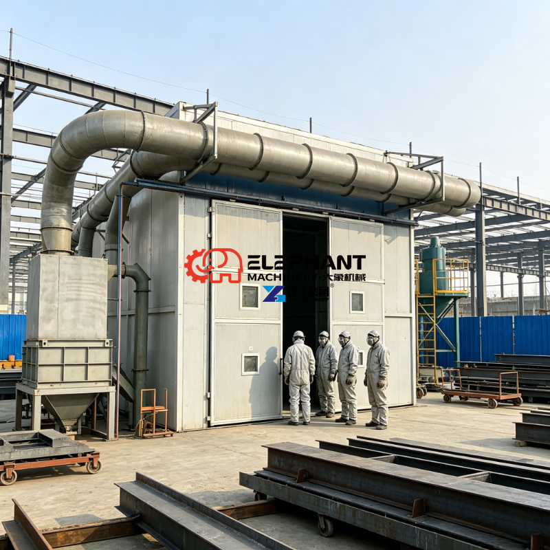 Sandblaster Cabinet - Endüstriyel Kumlama Kabini 20ft Konteyner Kumlama