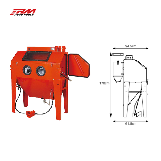 RM RF8023 Çelik Araç Yüzey Tem - Sandblaster Cabinet incelemesi ve fiyatı