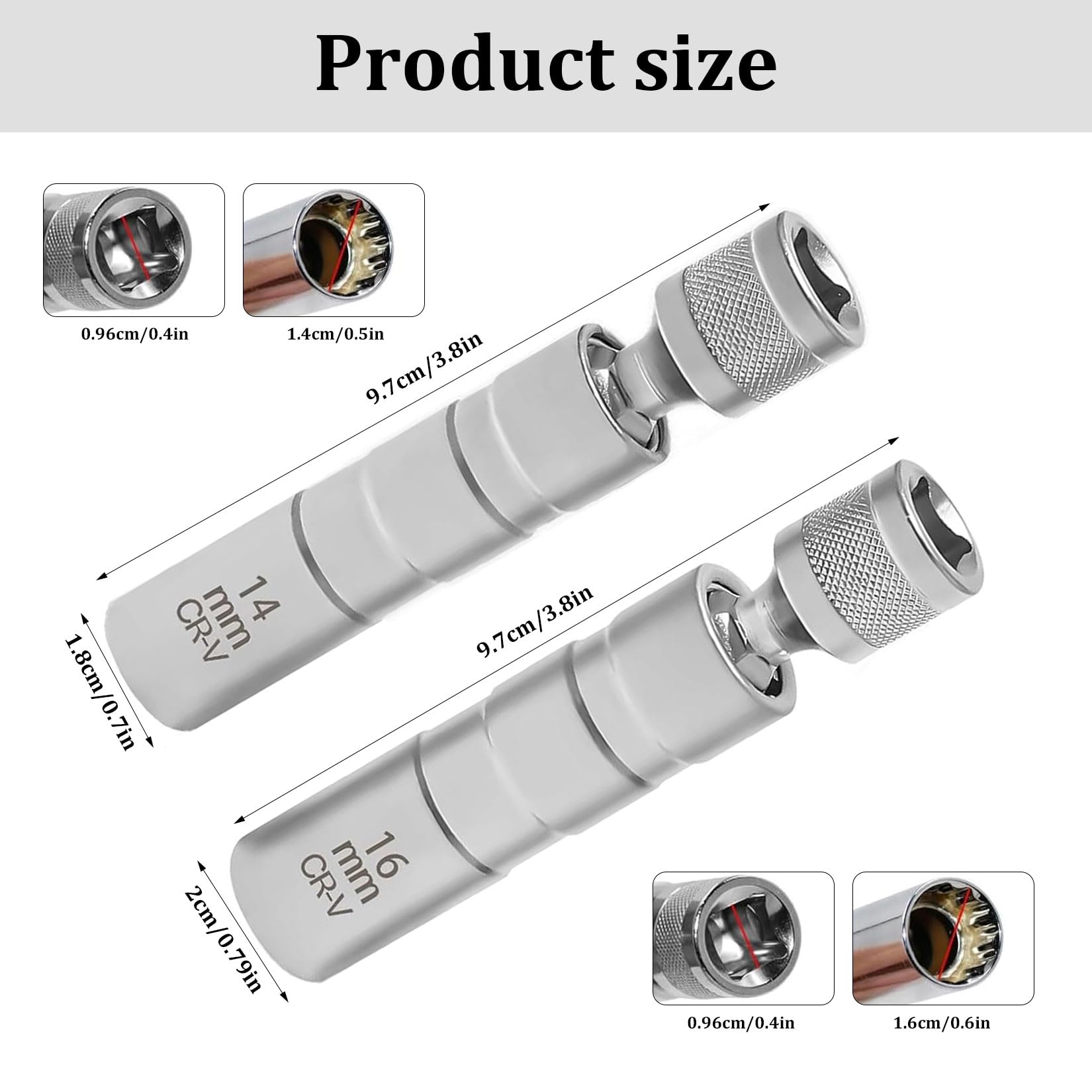14mm/16mm Buji Anahtarı Seti - - Spark Plug Socket Set incelemesi ve fiyatı