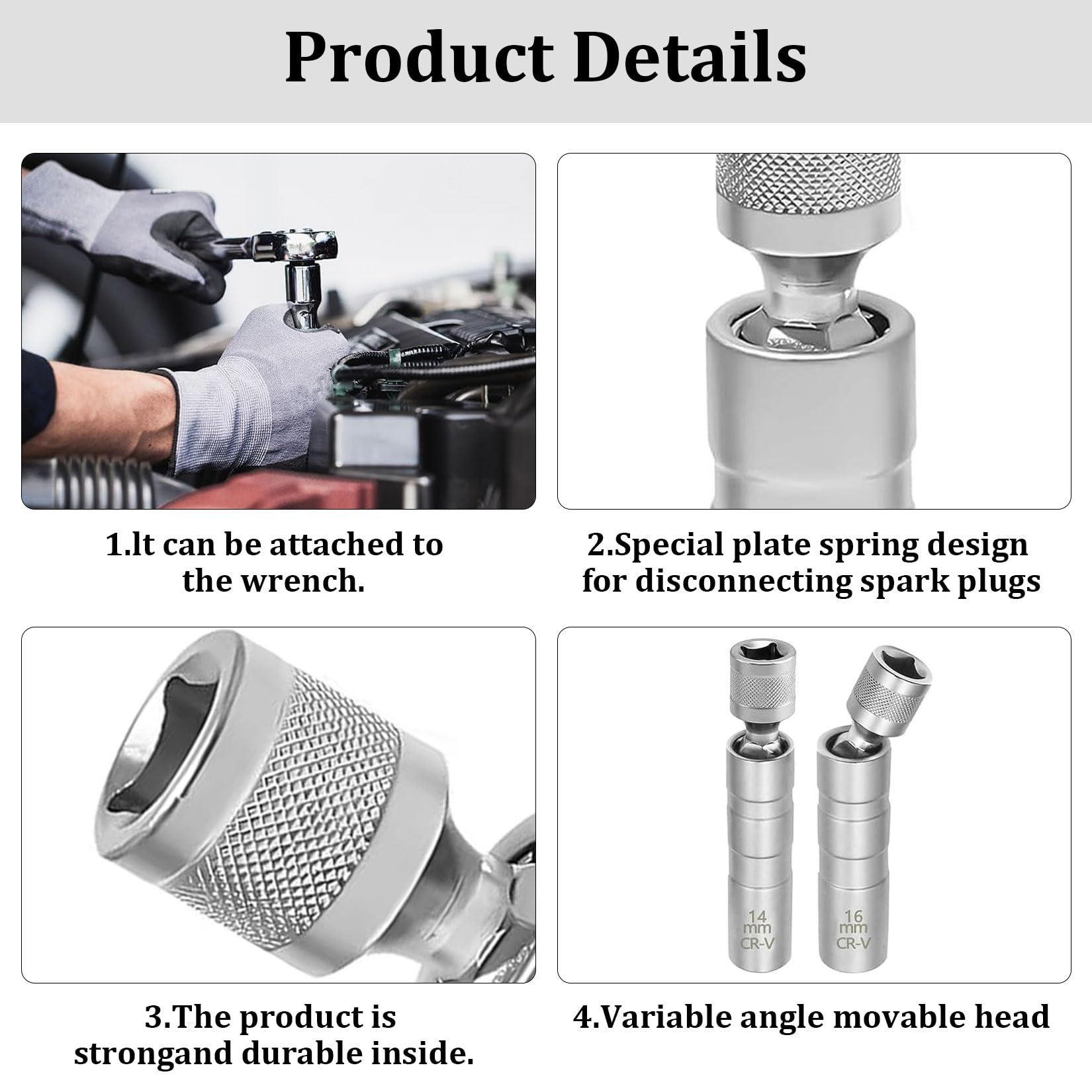 14mm/16mm Buji Anahtarı Seti - - Spark Plug Socket Set incelemesi ve fiyatı