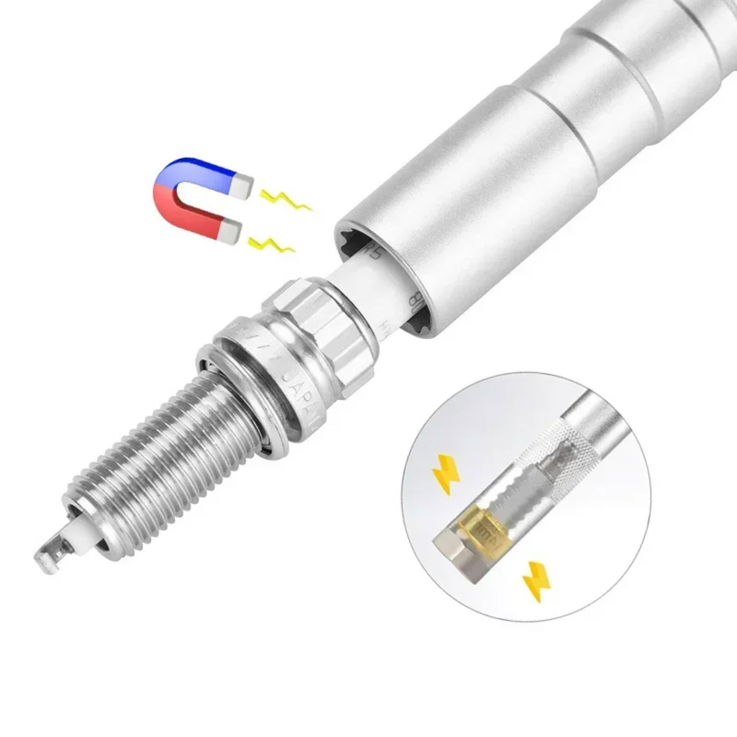 Buji lokma anahtarı adaptörü 1 - Spark Plug Socket Set incelemesi ve fiyatı