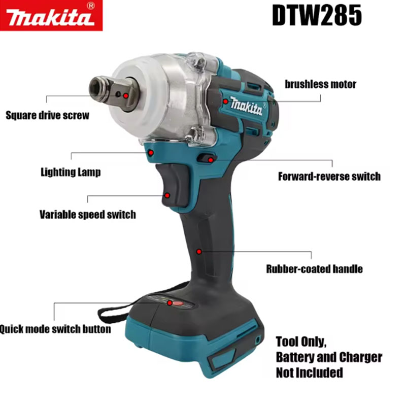 Makita DTW285 Fırçasız Darbeli - Torque Wrench Digital incelemesi ve fiyatı