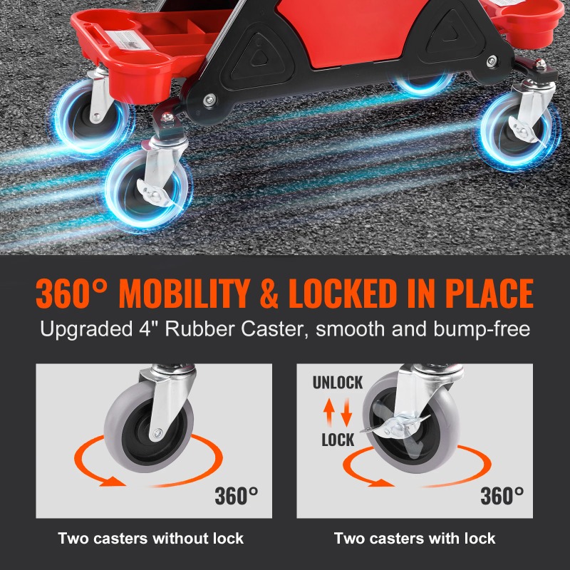 300 LBS Taşıma Kapasiteli, Tek - Garage Creeper Roller incelemesi ve fiyatı